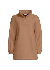 Soft Fleece Pullover, Damen, size: regular, Braun, Polyester, by Lands' End