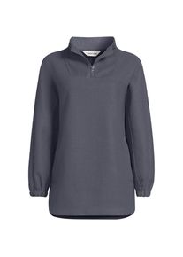Soft Fleece Pullover, Damen, size: regular, Grau, Polyester, by Lands' End