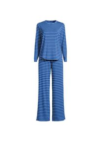 LANDS' END Pyjama-Set mit Cooling-Finish in Plus-Gr&ouml;&szlig;e, Damen, size: plus, Blau, by Lands' End