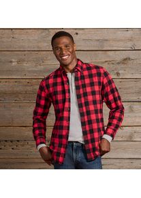 Flanellhemd Flagship Classic Fit, Herren, size: regular, Rot, Baumwolle, by Lands' End