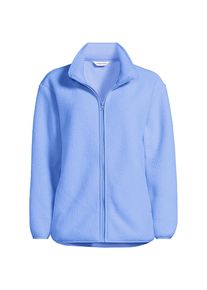 LANDS' END Teddyfleece-Jacke mit Rei&szlig;verschluss in Plus-Gr&ouml;&szlig;e, Damen, size: plus, Blau, Polyester, by Lands' End