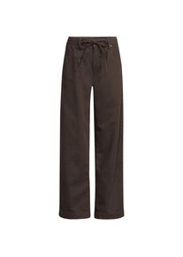 LANDS' END Soft Comfort weite Jeans im Leinenmix, Damen, size: regular, Braun, by Lands' End