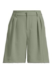 LANDS' END Creaseless Shorts 20 cm f&uuml;r Damen, Damen, size: regular, Gr&uuml;n, Polyester, by Lands' End