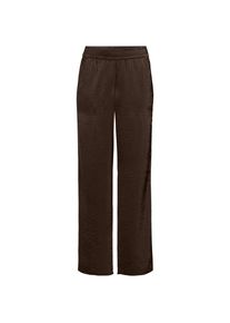 Satinhose mit Elastikbund in Plus-Gr&ouml;&szlig;e, Damen, size: plus, Braun, Polyester, by Lands' End