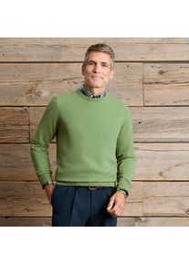 LANDS' END Kaschmirpullover mit rundem Ausschnitt in Tall-Gr&ouml;&szlig;e, Herren, size: tall, Gr&uuml;n, Kaschmir, by Lands' End