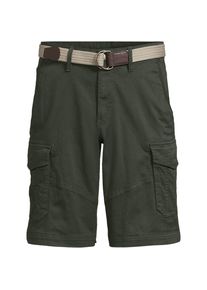 LANDS' END Cargo-Shorts mit G&uuml;rtel f&uuml;r Herren, Herren, size: regular, Gr&uuml;n, by Lands' End