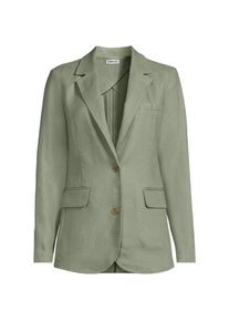 LANDS' END Premium Reinleinen-Blazer f&uuml;r Damen, Damen, size: regular, Gr&uuml;n, Leinen, by Lands' End