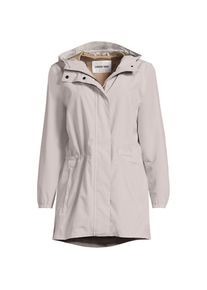 LANDS' END Wasserdichte Regenjacke SQUALL mit Packfach f&uuml;r Damen in Plus-Gr&ouml;&szlig;e, Damen, size: plus, Beige, Polyester, by Lands' End