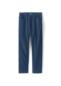 LANDS' END Cordhose mit Komfortbund, Classic Fit, Herren, size: regular, Blau, Elasthan/Baumwoll-Mischung, by Lands' End