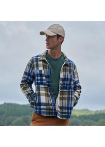 LANDS' END Hemdjacke aus Fleece f&uuml;r Herren, Herren, size: regular, Gr&uuml;n, Polyester, by Lands' End