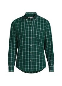 LANDS' END Feincordhemd in Tall-Gr&ouml;&szlig;e, Herren, size: tall, Gr&uuml;n, Baumwolle, by Lands' End