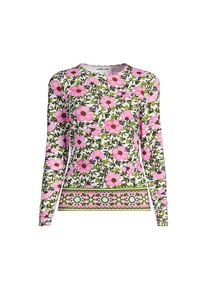 LANDS' END Schnelltrocknendes UPF 50 Sonnenschutz-Badeshirt f&uuml;r Damen, Damen, size: regular, Pink, Nylon-Mischung, by Lands' End