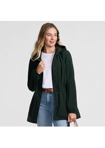 LANDS' END Wasserdichte Regenjacke SQUALL mit Packfach f&uuml;r Damen, Damen, size: regular, Gr&uuml;n, Polyester, by Lands' End