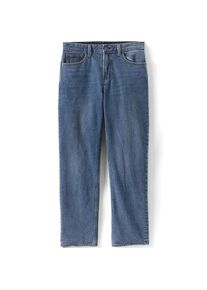 LANDS' END Flanellgef&uuml;tterte Stretch-Jeans mit Komfortbund, Classic Fit, Herren, size: regular, Blau, Elasthan/Baumwoll-Mischung, by Lands' End
