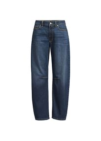 LANDS' END Soft Denim Relaxte Barrel-Jeans Mid Waist in Plus-Gr&ouml;&szlig;e, Damen, size: plus, Blau, by Lands' End