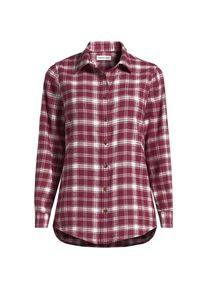 LANDS' END Boyfriend-Bluse aus Flanell f&uuml;r Damen in Plus-Gr&ouml;&szlig;e, Damen, size: plus, Rot, Baumwolle, by Lands' End