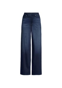 LANDS' END Starfish Knit-Jeans mit weitem Bein f&uuml;r Damen in Plus-Gr&ouml;&szlig;e, Damen, size: plus, Blau, Baumwoll-Mischung/Polyester-Mischung, by Lands' End