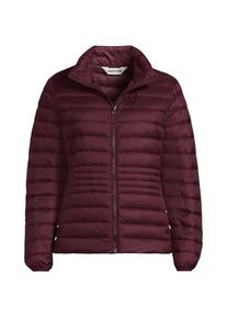 LANDS' END Ultraleichte verstaubare Daunenjacke Wanderweight in Plus-Gr&ouml;&szlig;e, Damen, size: plus, Rot, Nylon, by Lands' End