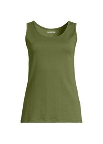 LANDS' END Baumwoll-Top f&uuml;r Damen in Plus-Gr&ouml;&szlig;e, Damen, size: plus, Gr&uuml;n, Baumwolle, by Lands' End