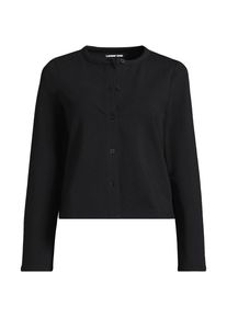LANDS' END Kurzer Starfish-Cardigan, Damen, size: regular, Schwarz, Baumwoll-Mischung, by Lands' End