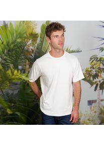 LANDS' END Supima-Shirt '63 aus Interlock-Baumwolle, Herren, size: regular, Wei&szlig;, Baumwolle, by Lands' End