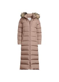 Maxi-Daunenmantel mit Kapuze f&uuml;r Damen in Plus-Gr&ouml;&szlig;e, Damen, size: plus, Braun, Polyester, by Lands' End