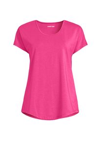 LANDS' END Shirt aus Baumwolle/Modal-Mix mit Ballett-Ausschnitt f&uuml;r Damen in Petite-Gr&ouml;&szlig;e, Damen, size: petite, Pink, Baumwolle Modal, by Lands' End