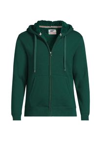 Sweat-Kapuzenjacke mit Teddyfleece-Innenseite f&uuml;r Herren, Herren, size: regular, Gr&uuml;n, Elasthan/Baumwoll-Mischung, by Lands' End