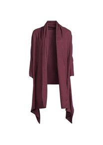 LANDS' END Gro&szlig;er CashTouch Cape-Schal, Damen, size: regular, Rot, Polyester, by Lands' End