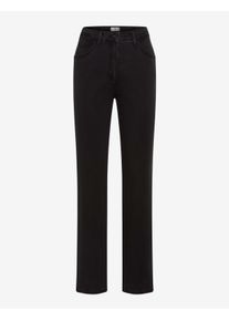 Raphaela by Brax Damen Five-Pocket-Hose Style CORRY THERMO BLACK, denim schwarz, Gr. 42K