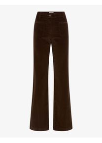 Raphaela by Brax Damen Cordhose Style PEGGY FLARED MARRONE, dunkelbraun, Gr. 52K