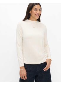 Brax Damen Langarmshirt Style CARINA L soft ecru, Altwei&szlig;, Gr. 42
