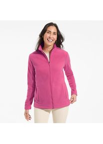 LANDS' END Anyweather Fleece-Jacke, Damen, size: regular, Rot, Polyester, by Lands' End