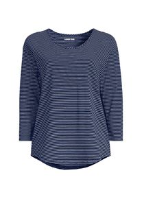 LANDS' END Flie&szlig;endes Shirt mit Ballettausschnitt f&uuml;r Damen, Damen, size: regular, Blau, Baumwoll-Mischung/Baumwolle Modal, by Lands' End
