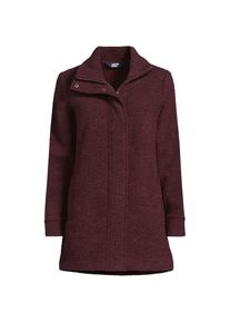 Boucl&eacute;-Jacke in Plus-Gr&ouml;&szlig;e, Damen, size: plus, Rot, Polyester, by Lands' End