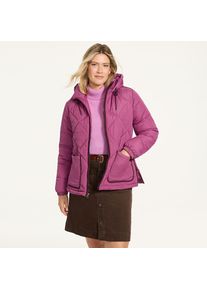 LANDS' END Isolierte FeatherFree&trade; Kapuzen-Steppjacke, Damen, size: regular, Rot, Polyester, by Lands' End