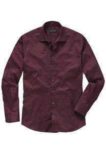 Mey & Edlich Mey & Edlich Herren Satin-Hemd R.S.V.P. Rot 100 % Baumwolle