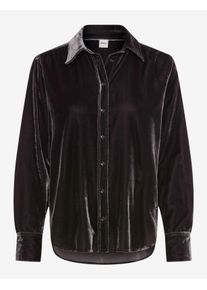 Brax Damen Bluse Style VIC graphit, dunkelgrau, Gr. 44