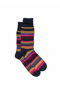 Corgi Herren Launeband-Socke Blau 75 % Baumwolle, 25 % Polyamid