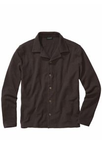 Mey & Edlich Mey & Edlich Herren Jersey-Cardigan Braun 100 % Baumwolle