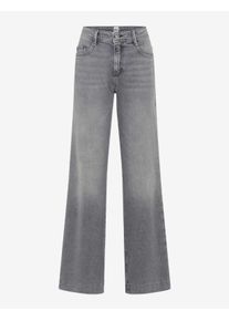 Brax Damen Five-Pocket-Hose Style MAINE USED GREY, denim grau, Gr. 46K