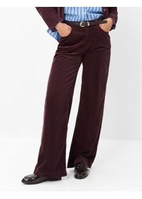 Brax Damen Cordhose Style MAINE BLACKBERRY VIOLET, dunkles lila, Gr. 44L