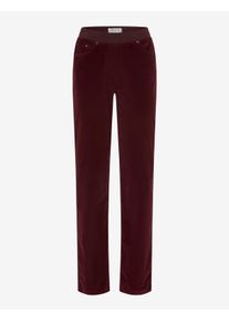 Raphaela by Brax Damen Cordhose Style CARINA BURGUNDY, dunkelrot, Gr. 52K