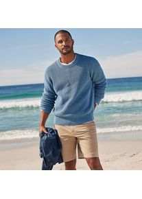 LANDS' END Chino-Shorts mit Stretch f&uuml;r Herren, Classic Fit, Herren, size: regular, Beige, Baumwoll-Mischung, by Lands' End