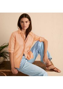 LANDS' END Premium Reinleinen-Bluse f&uuml;r Damen in Petite-Gr&ouml;&szlig;e, Damen, size: petite, Gr&uuml;n, Leinen, by Lands' End
