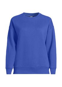 LANDS' END Sweatshirt SERIOUS SWEATS f&uuml;r Damen in Plus-Gr&ouml;&szlig;e, Damen, size: plus, Blau, Elasthan/Baumwoll-Mischung/Polyester-Mischung, by Lands' End