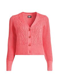LANDS' END Cardigan aus Leinenmix f&uuml;r Damen in Plus-Gr&ouml;&szlig;e, Damen, size: plus, Pink, by Lands' End