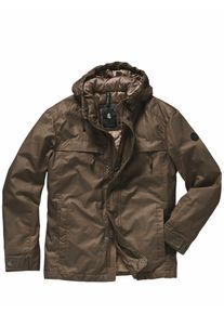 Mey & Edlich Mey & Edlich Herren Dry-Wax-Outdoorjacke Braun 100 % Baumwolle