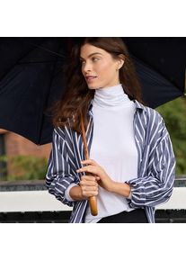 LANDS' END Rollkragenshirt aus Baumwoll/Modalmix, Damen, size: regular, Wei&szlig;, Baumwolle/Elasthan/Baumwolle Modal, by Lands' End