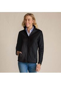 LANDS' END Anyweather Fleece-Jacke in Petite-Gr&ouml;&szlig;e, Damen, size: petite, Schwarz, Polyester, by Lands' End